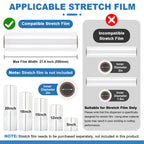 21.65" Manual Table Stretch Film Dispenser Wrapping Machine