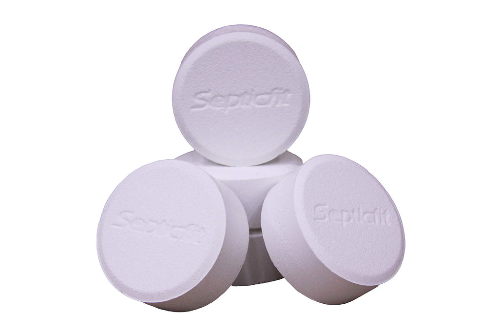 Septic Chlorine Tablet - 6 Tablet Pail - 2 lbs - NOT for USE in Swimming Pools White
