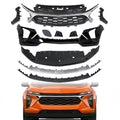 CarPulse 10Pcs Complete Front Bumper Cover Assembly Grill Kit
