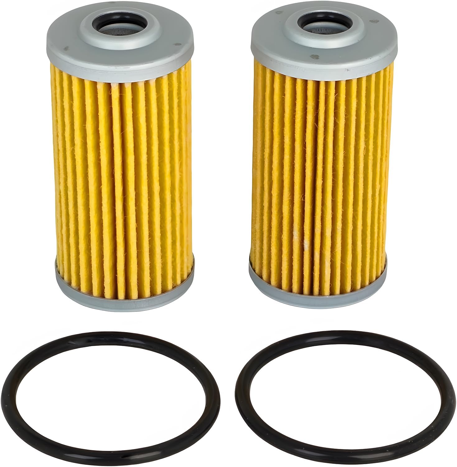 2X Fuel Filter CH15553 Compatible with John Deere 650 670 750 770 780 2210 4100 4110 4115 415 425 445 455 X495 X595