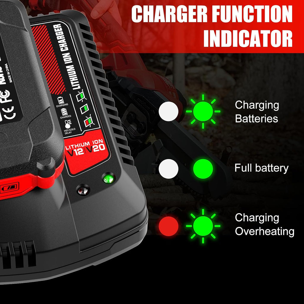 CMCB104 20V Charger Replacement for Craftsman V20 20V Battery Charger