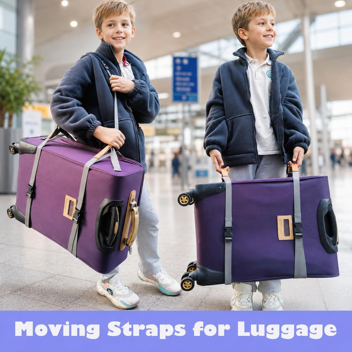 Shoulder Moving Straps with Handle Adjustable Belt- Move, Lift, Carry, Bind Secure Heavy Objects,Boxes,Furniture