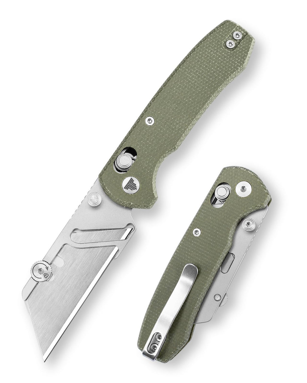 Folding Utility Knife - Puppy-GM, 2.62" Blade with 5 Extra Blades