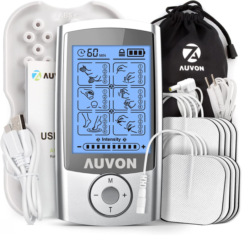 24 Modes TENS Unit Muscle Stimulator for Pain Relief, Premium Pads