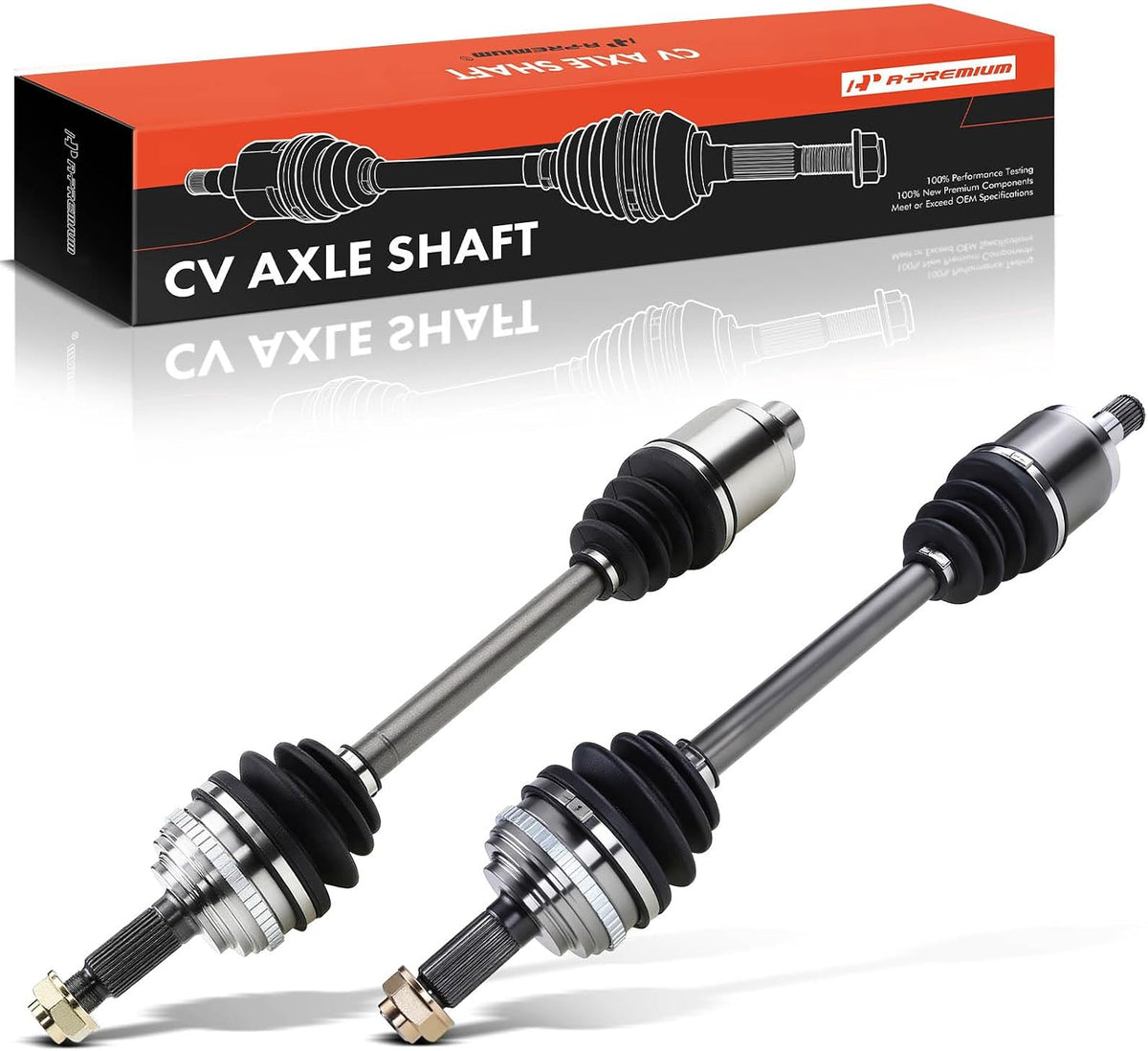 A-Premium Set of 2 Front CV Axle Shaft Assembly