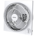 9" Frameless Box Fan, 3-Speed Lightweight Window Box Fan