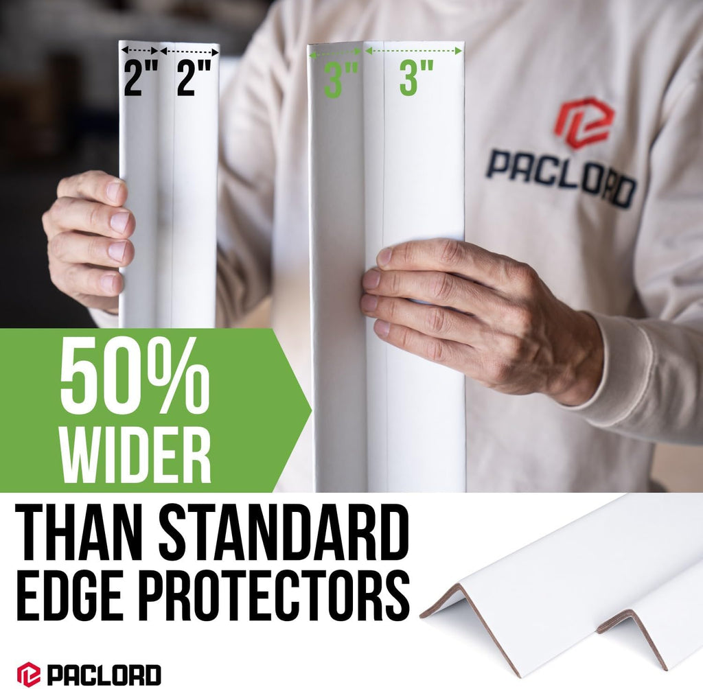 Extra-Wide 36" x 3" x 3" Reinforced Cardboard Edge Protectors