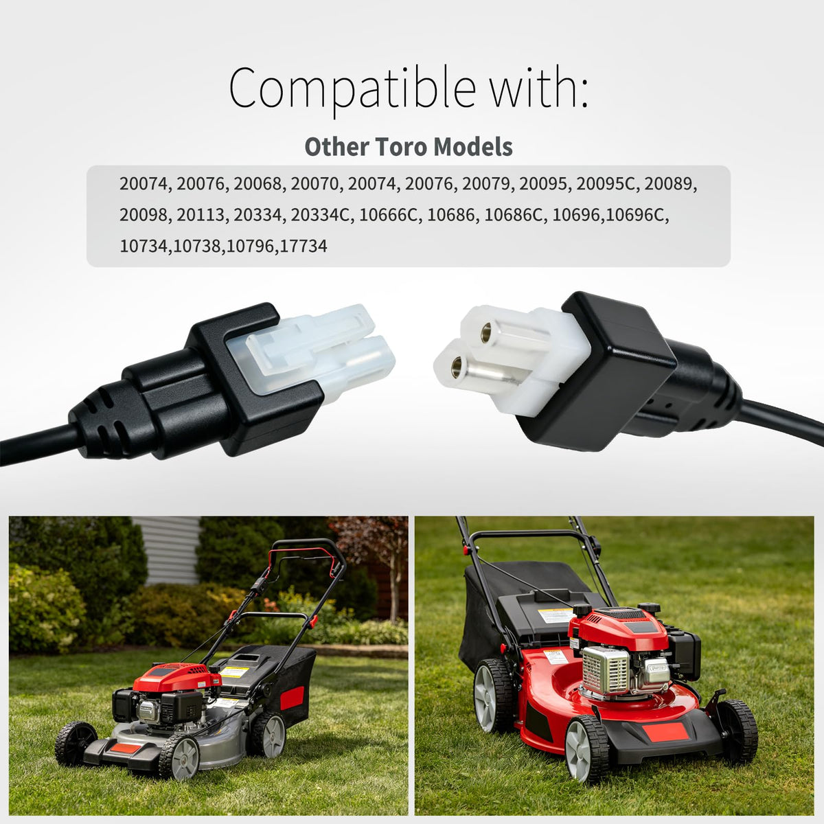 114-1588 Battery Charger Compatible with Toro Lawnboy 22" Lawn Mower (12V)