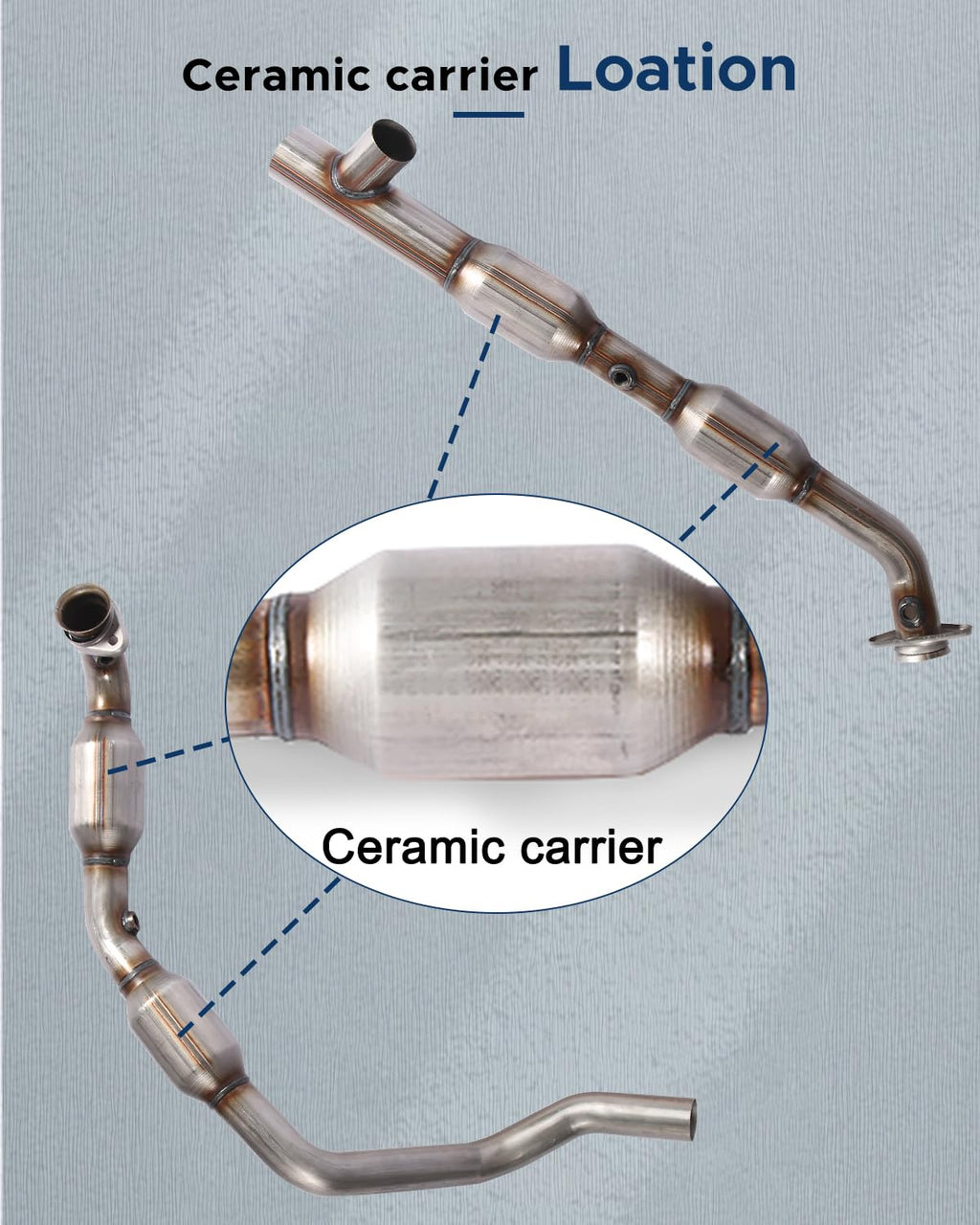 VAVICARS Catalytic Converter Fit for Ford E150 E250 2005-2008 5.4L