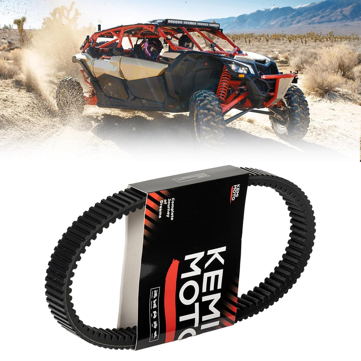 KEMIMOTO X3 CVT Drive Belt Compatible with Can Am Maverick X3 2017-2026