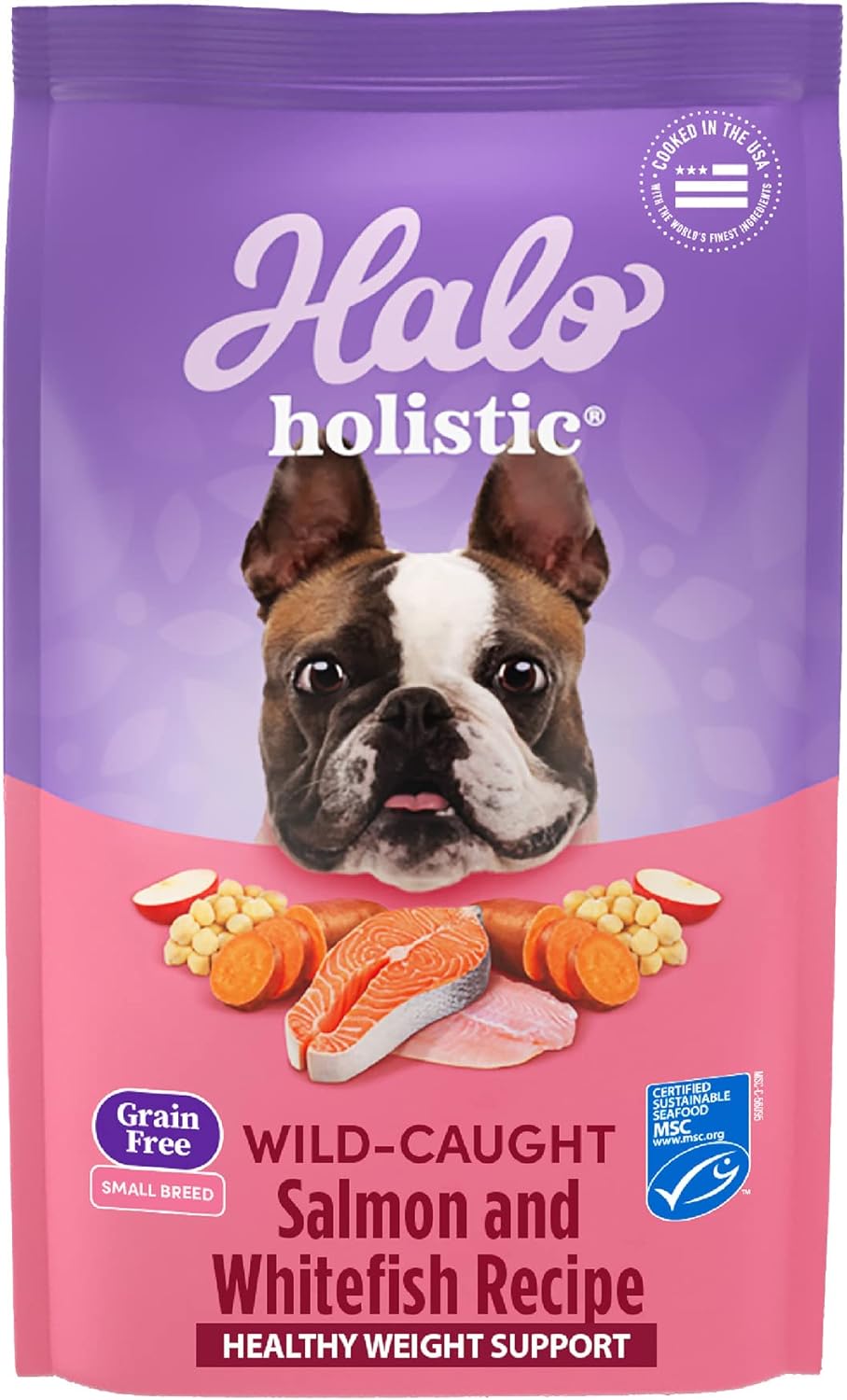 Holistic Small Breed Dog Food, Wild-Caught Salmon & Whitefish, 3.5 lb