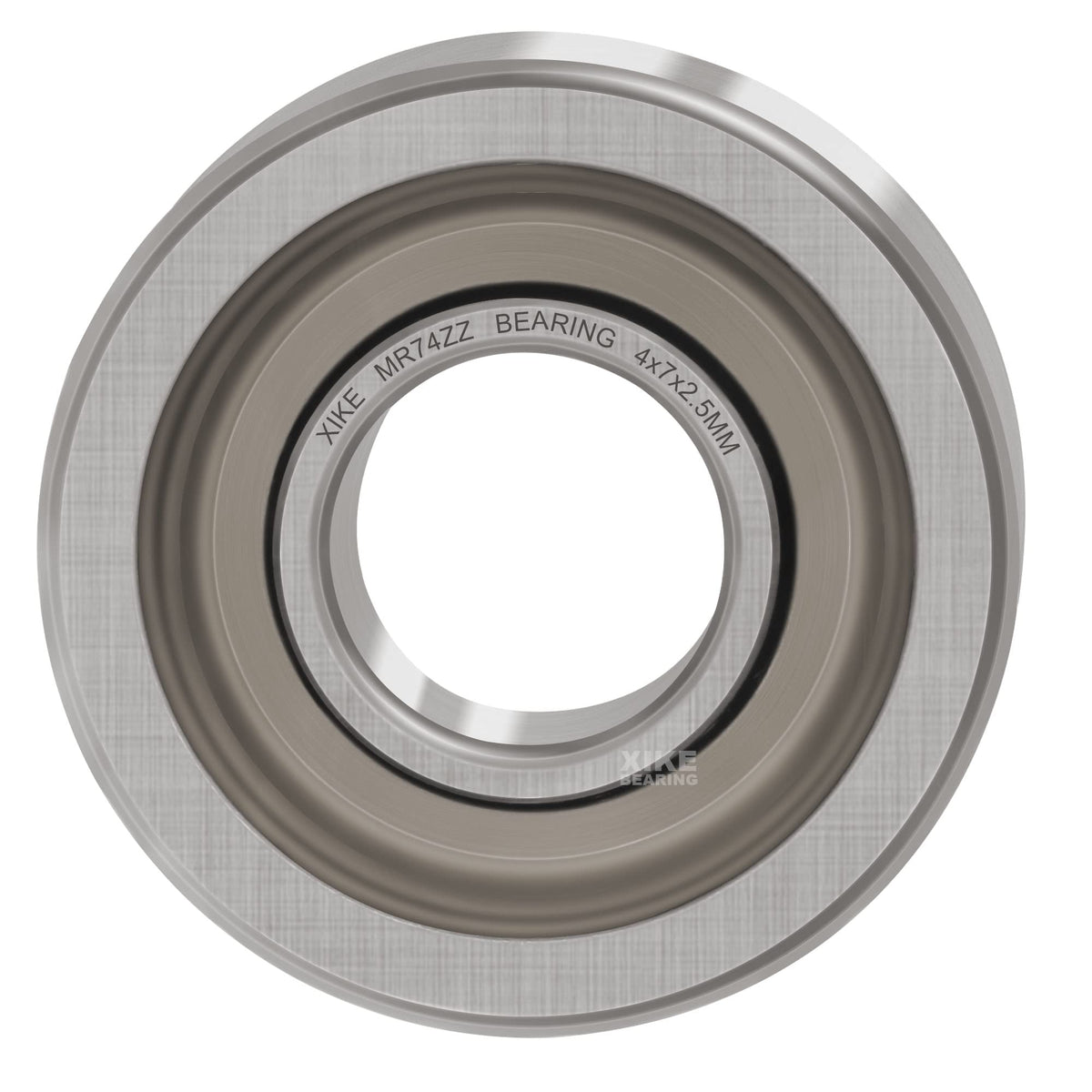 XIKE 10 Pcs MR74ZZ Bearings 4x7x2.5mm, Double Shield Seals Metal.