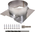 8 Inch Shipping Container Roof Vent Adapter 8" for Whirlybird Turbines, Round Chimney Caps and Corrugated Roof Window