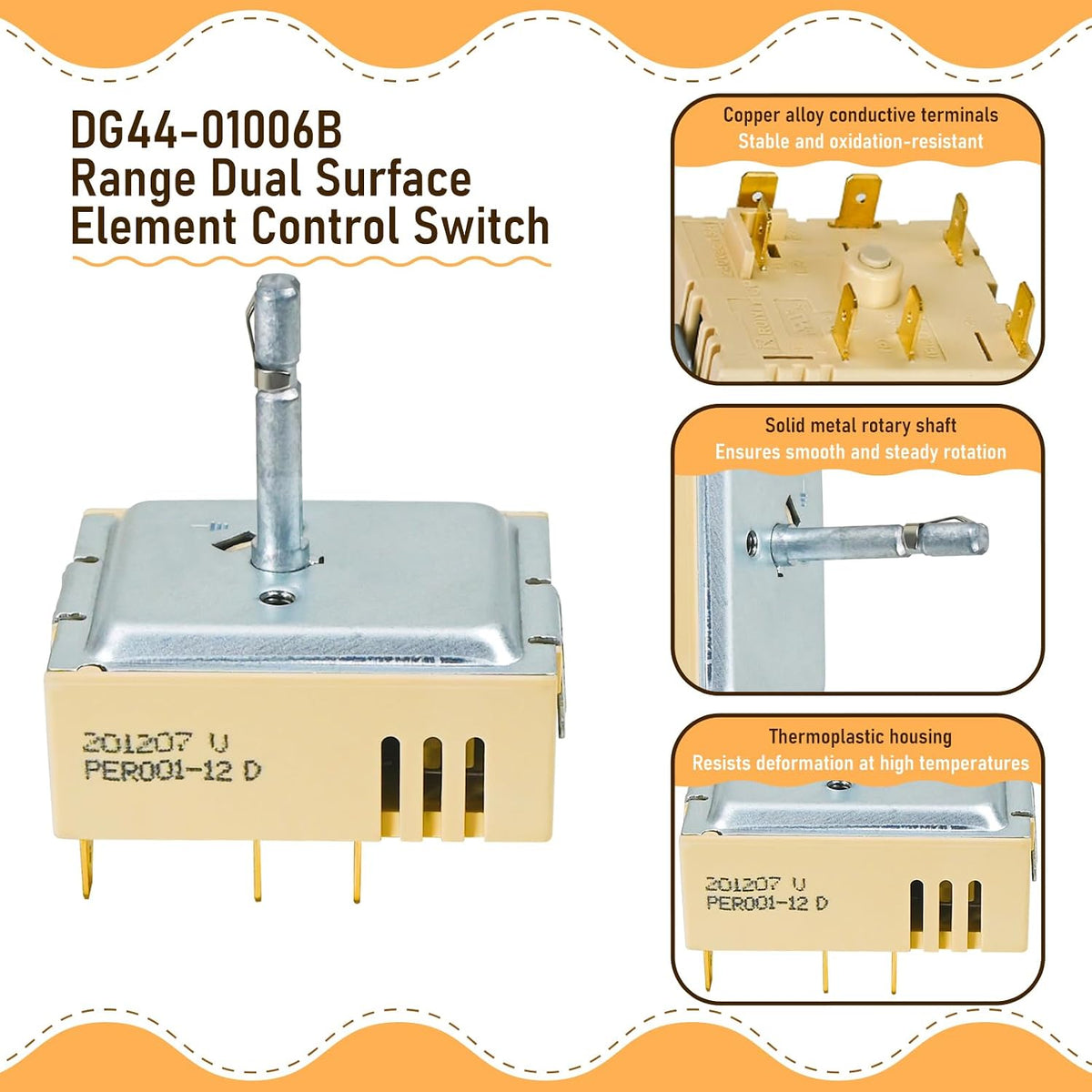 DG44-01006B PER001-12 D Range Dual Surface Element Control Switch