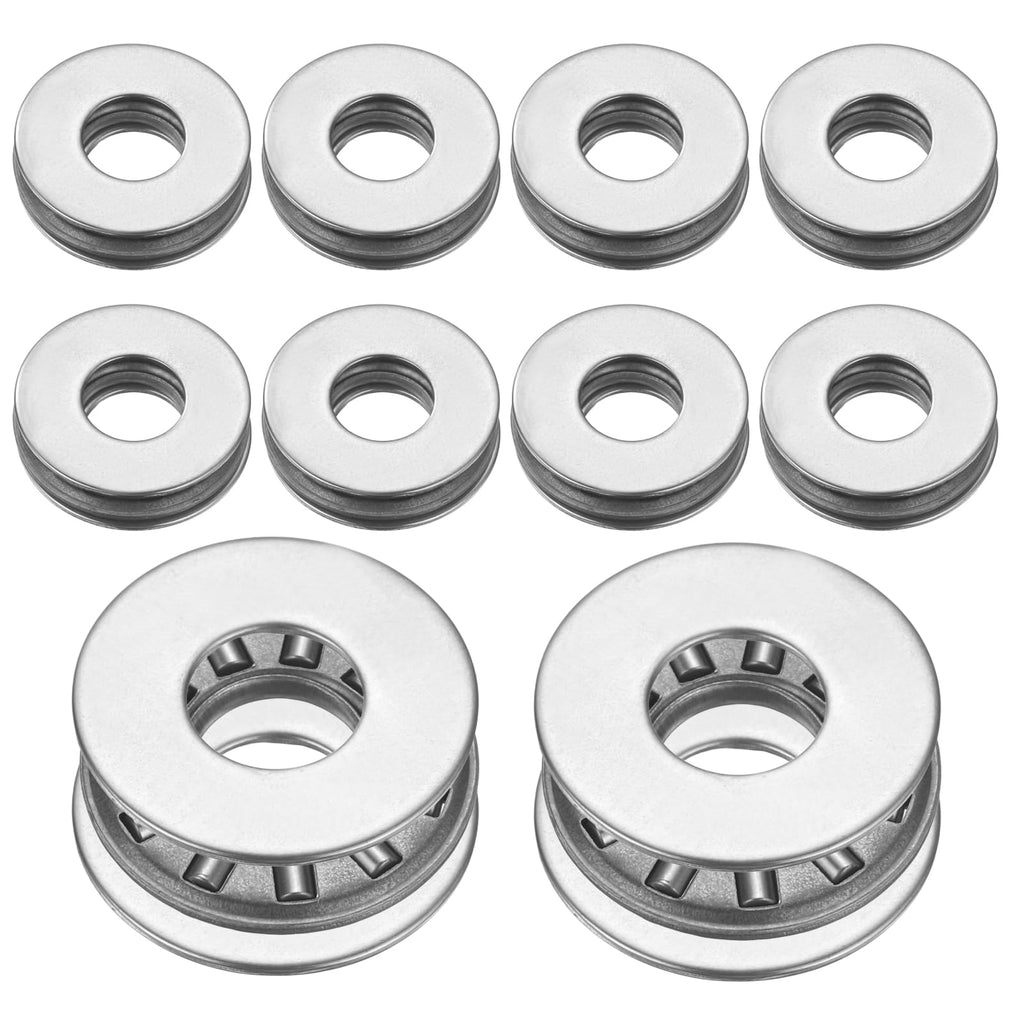 uxcell 10 Sets NTA512 Thrust Needle Roller Bearings with Washers, ID 5/16"