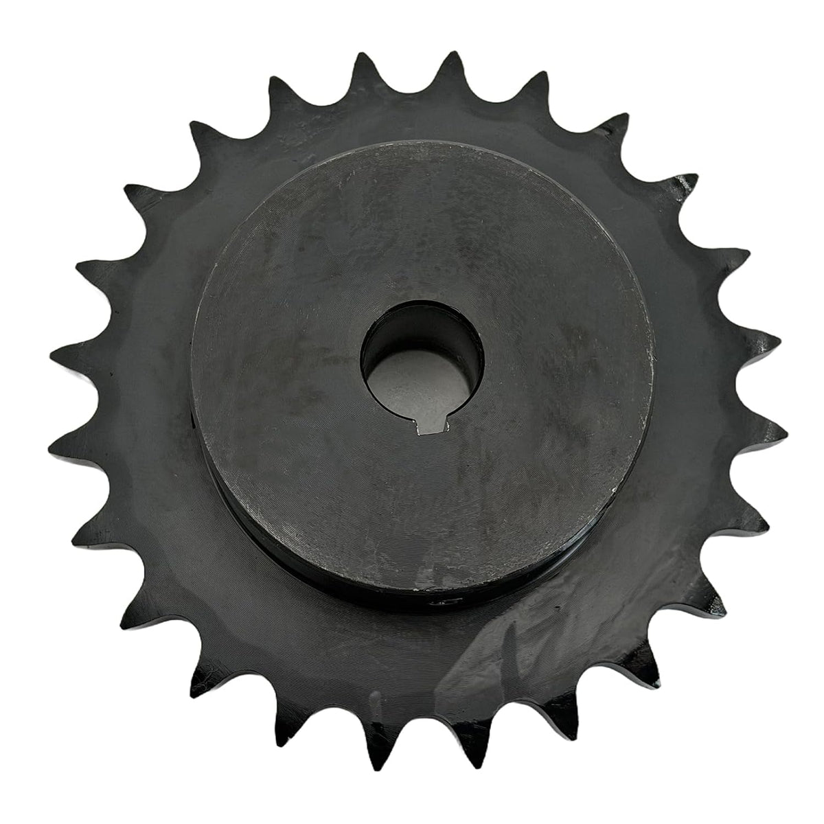 #50 Roller Chain Sprocket Type B 3/4 inch Bore 24 Tooth, Hardened Antirust 1045 Steel Drive Sprockets 50B24-3/4