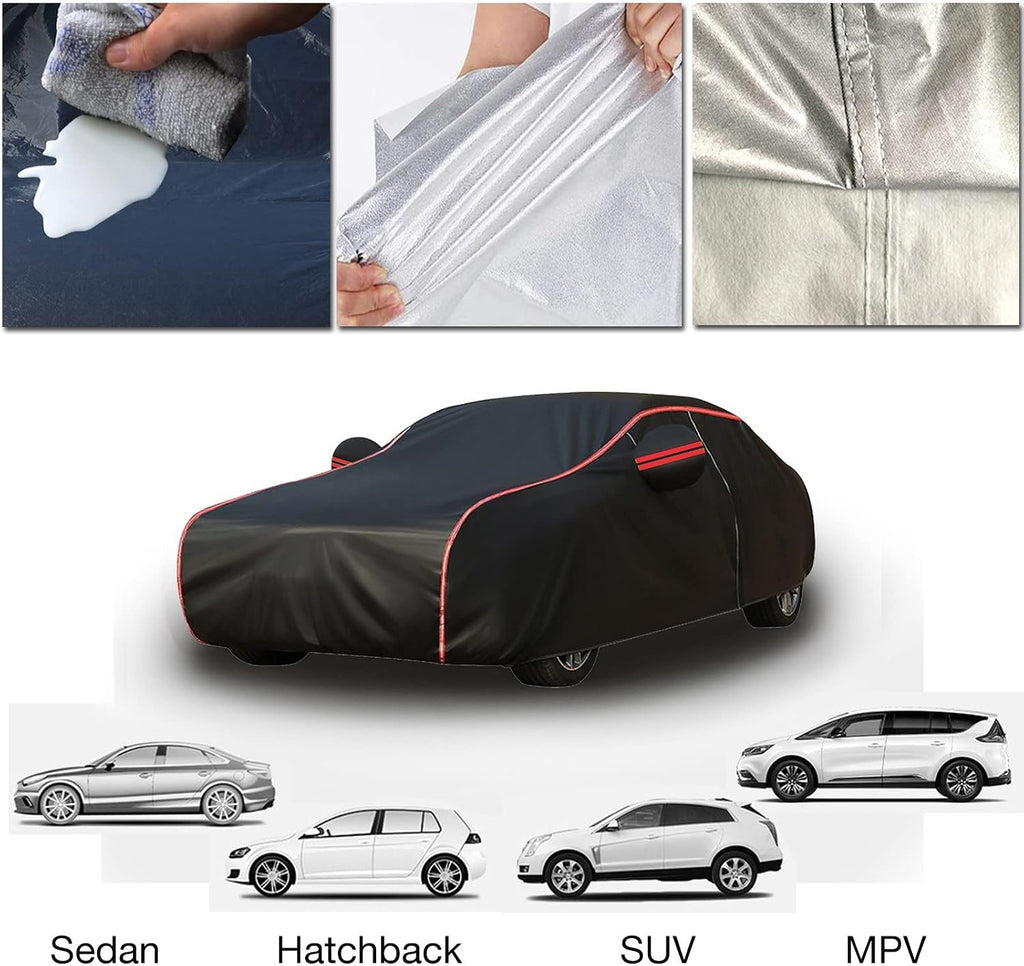 Car Cover Waterproof for Mercedes-Benz E-Class AMG E53 E63S E200 E300, Outdoor Car Covers Waterproof Breathable Large