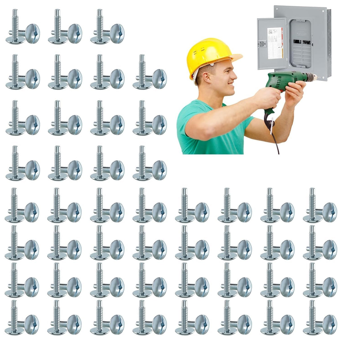 Load Center Cover Replacement Screws for Square D S106 and Siemens ECTS2