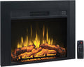 Adam Electric Fireplace Insert with Front Trim Kit, 23" W x 17" H (EF447) with Front Trim Kit, 1500W Heater, Remote