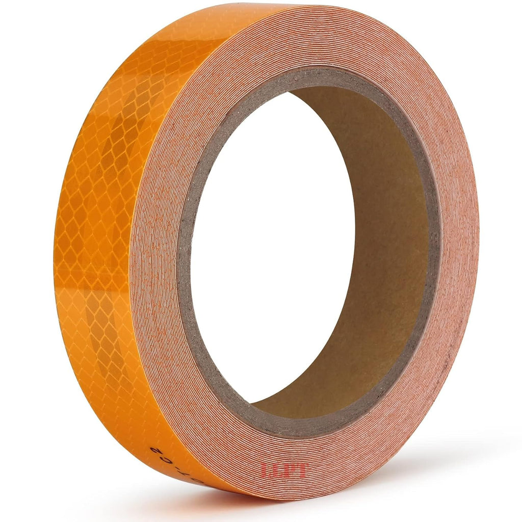 Reflective Tape, 1"x 33 Ft, DOT-C2 High Visibility Safety Tape, Yellow