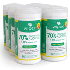 Alcohol Wipes for Electronics - Tech Wipes with 70% Isopropyl Alcohol - Equipment Cleaning for Computers, iPhones and