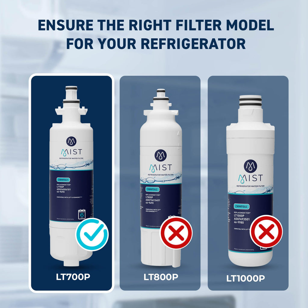 LT700P Water Filter, NSF 42, 3 Pack