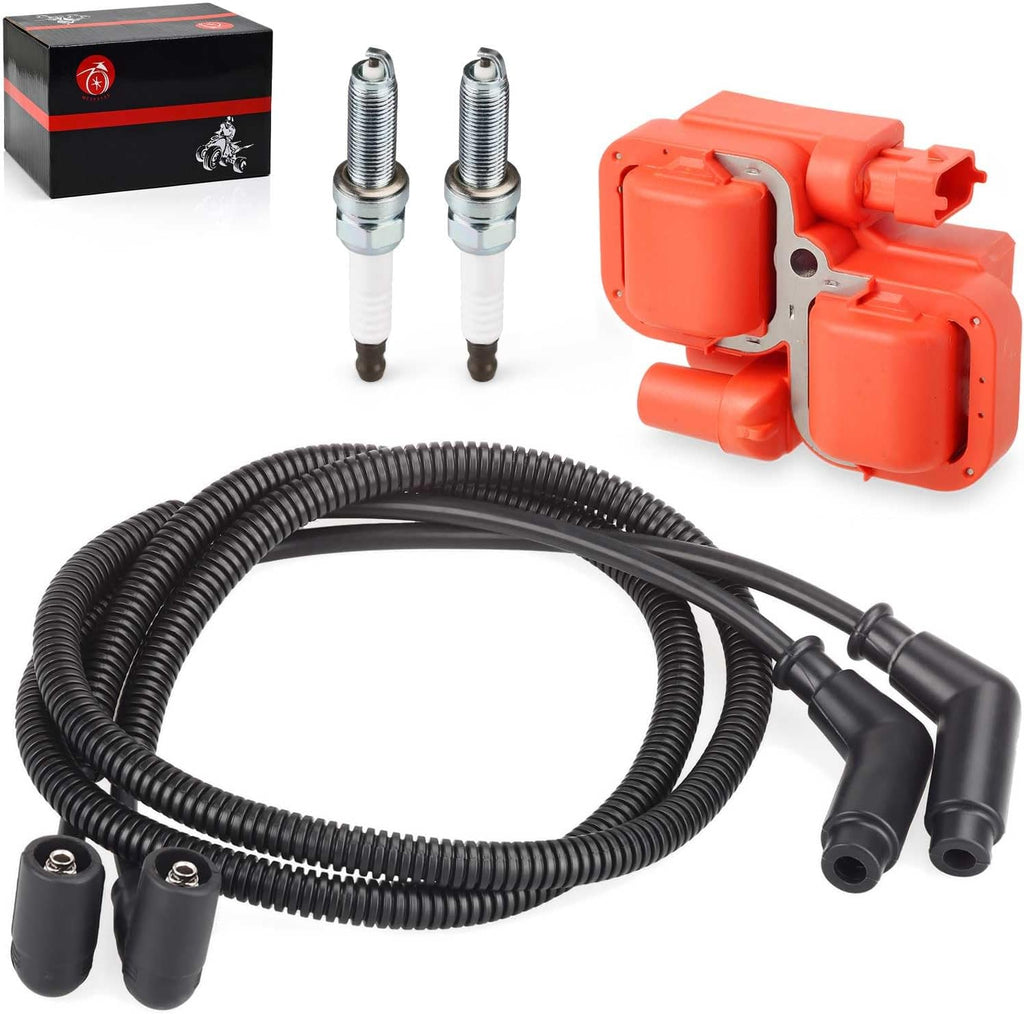 Ignition coil & Spark plug Wire Cap for Can-Am Commander Max 1000R 18-23