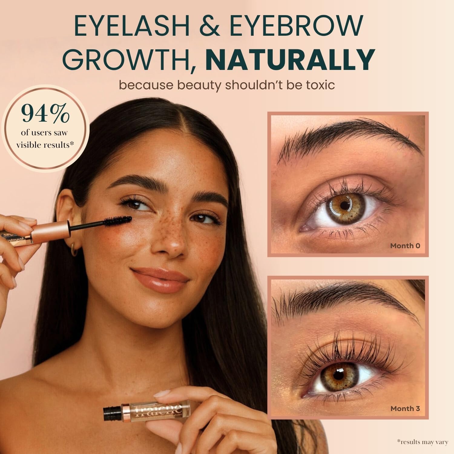 Organic Castor Oil for Eyelash Growth Serum and Eyebrow Growth Lash Serum | Made in USA 100% Pure Hexane Free Cold