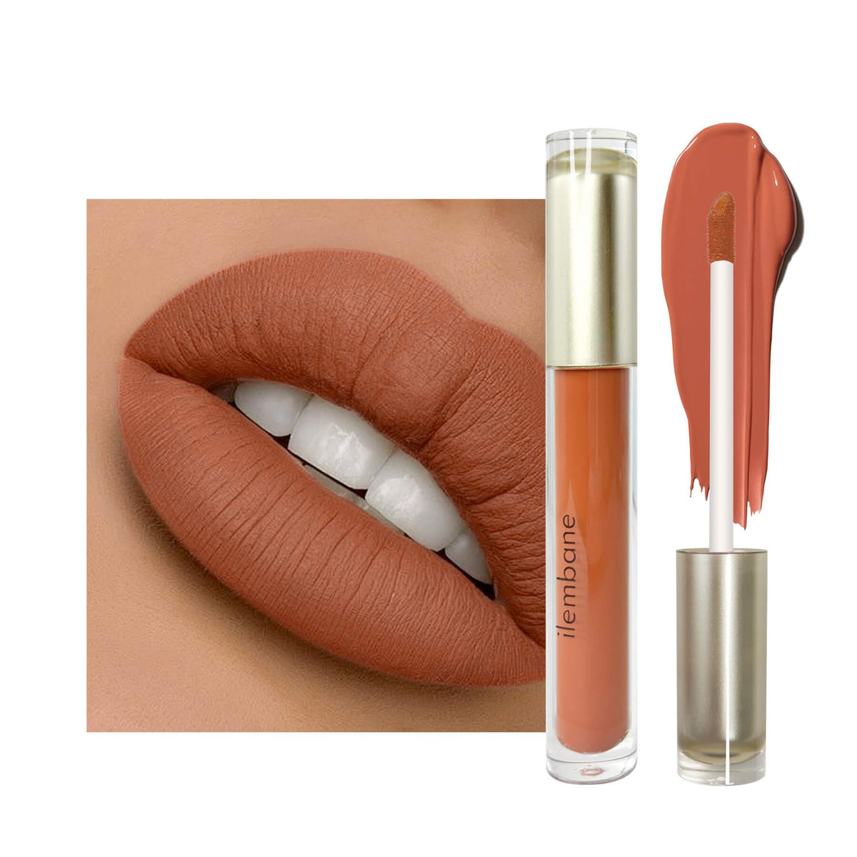 Caramel Nude Matte Liquid Lipstick Long Lasting - Moonlit Melody