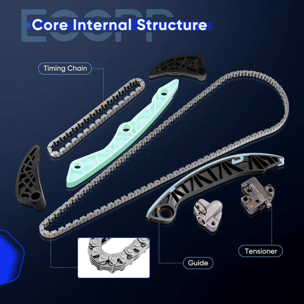 ECCPP TS21181 Timing Chain Kit for Hyundai for Tucson 2.4L