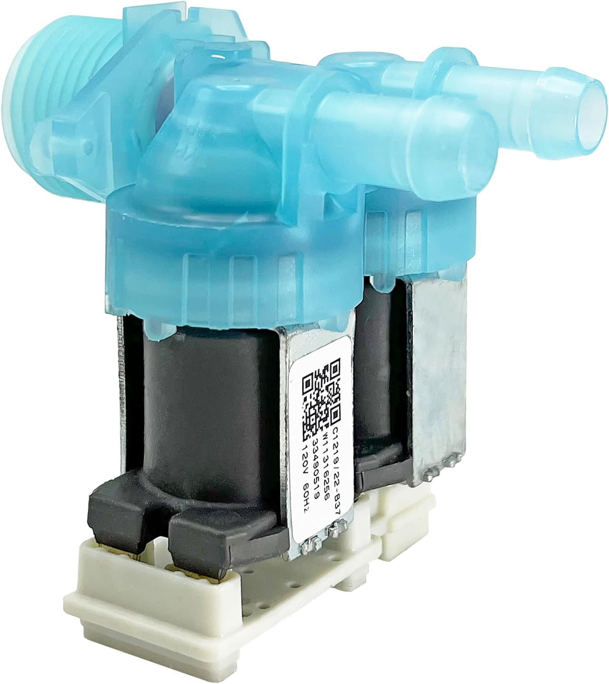 Washer Water Inlet Valve Replacement for Whirlpool WFW5620HWO 8TWFC6810LWO WFW6620HC3 WFW560CHWO WFW560CHW1 WFW6620HCO WFW6620HC2 WFW6620HWO WFW6620HW1 WFW6620HW2 WFW8620HC1 WFW8620HW1 WFW8620HW2