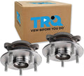 TRQ Front Left and Right Wheel Bearing and Hub Assembly Set 2 Piece