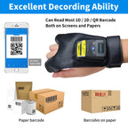 Glove Barcode Scanner 2D GS02 Wearable Zebra SE4107 Reader IP65 Touch Scanning NFC Support Multi-Language for