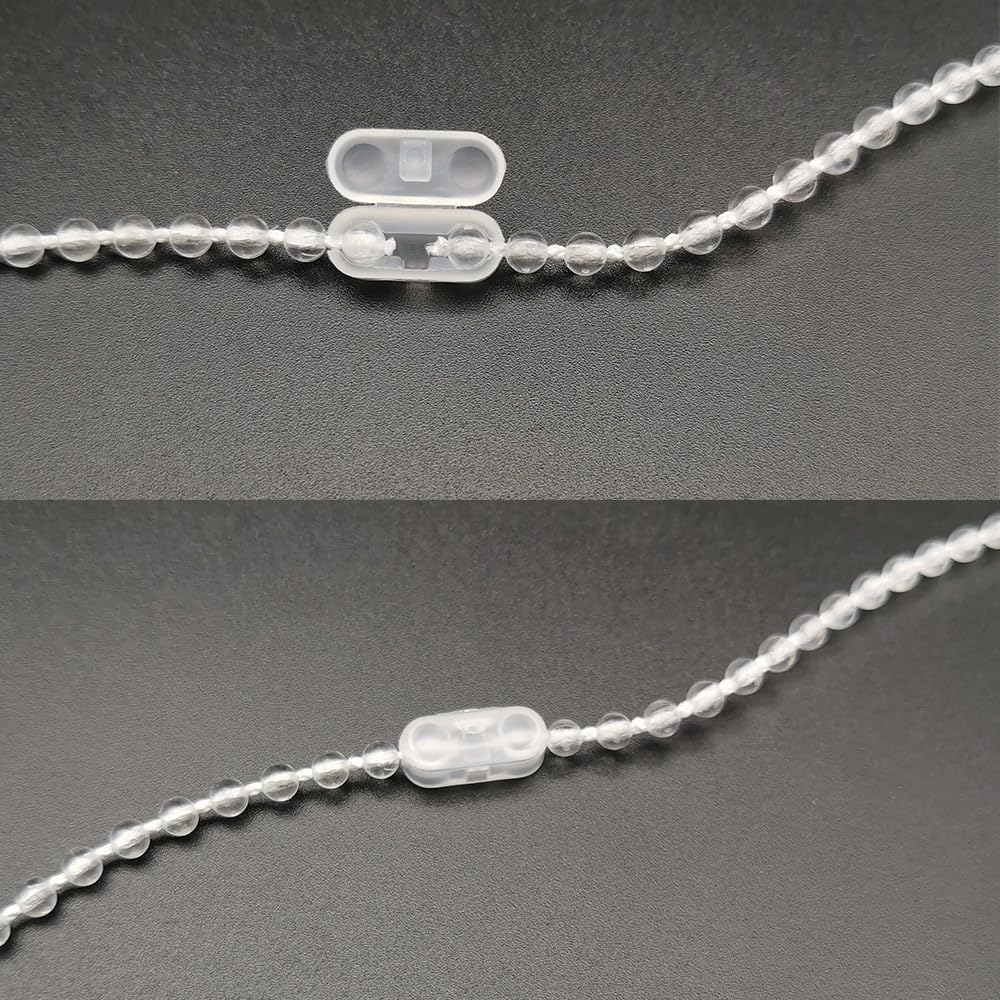 30 Pack Roller Shade Chain Connectors Transparent