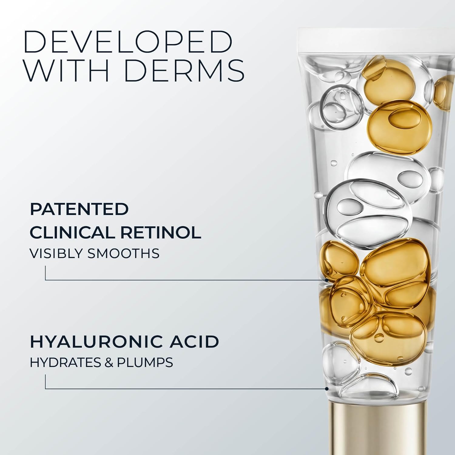 Retinol Correxion Under Eye Cream for Dark Circles & Puffiness, Daily Wrinkle Cream, Anti Aging Skin Care Treatment
