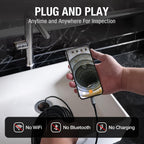 Teslong 50FT USB C Borescope Camera with Light for iPhone 15/16/17 Android