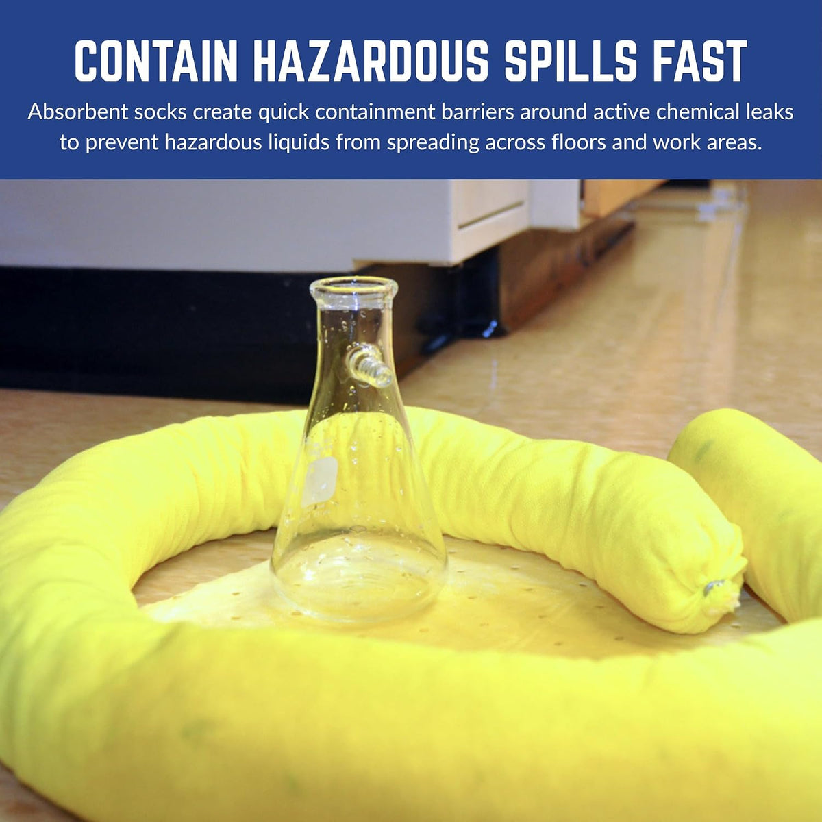 Spilfyter Hazmat Spill Kit in Reusable Bucket