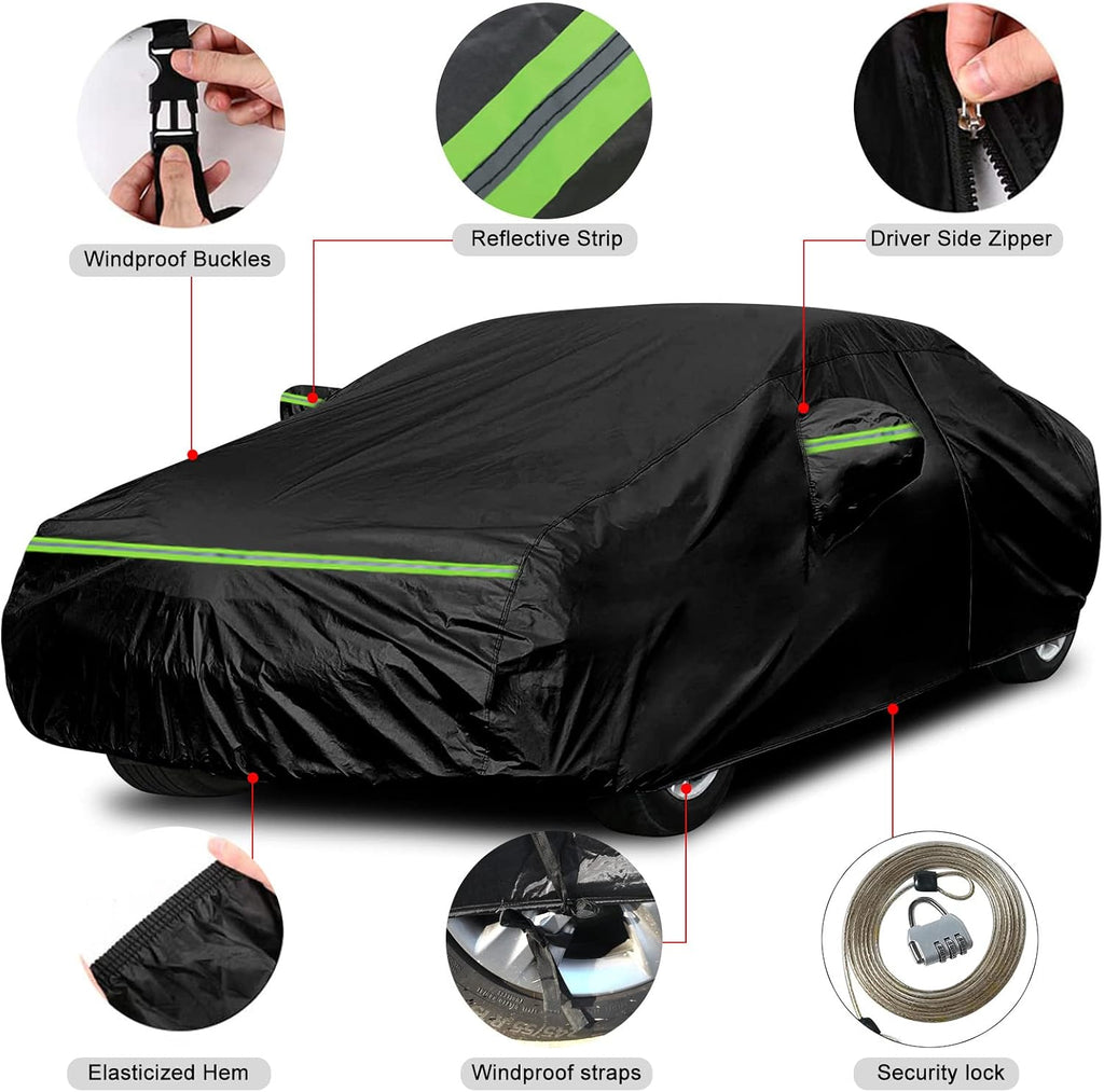 Waterproof Car Cover Replace for 2009-2025 BMW Z4 E89 G29, 6 Layers with Inner Cotton Liner Custom-Fit Protector with