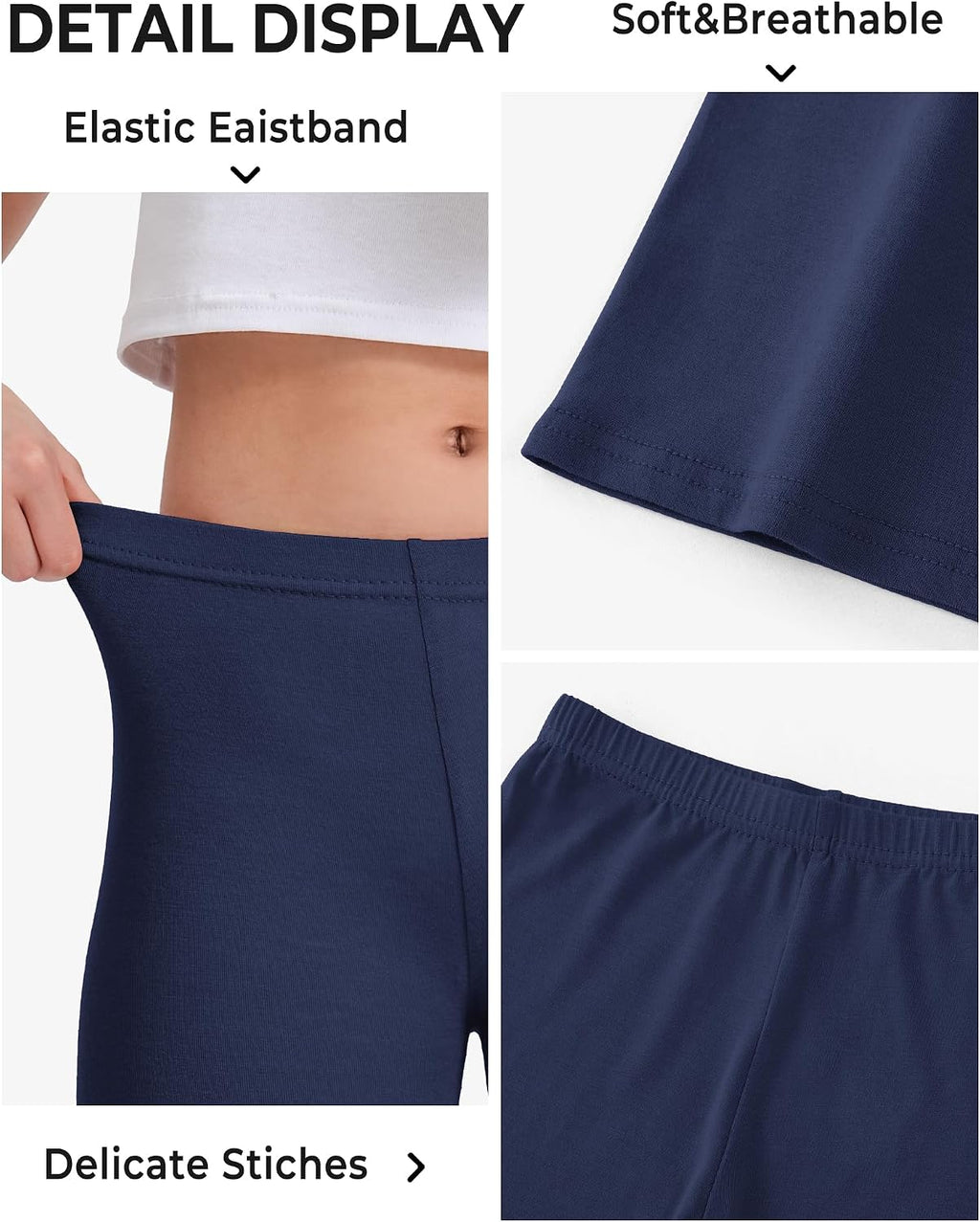Girls Bike Shorts Toddler Cartwheel Short for Dance Underdress | Kids Biker Shorts for 2-10T