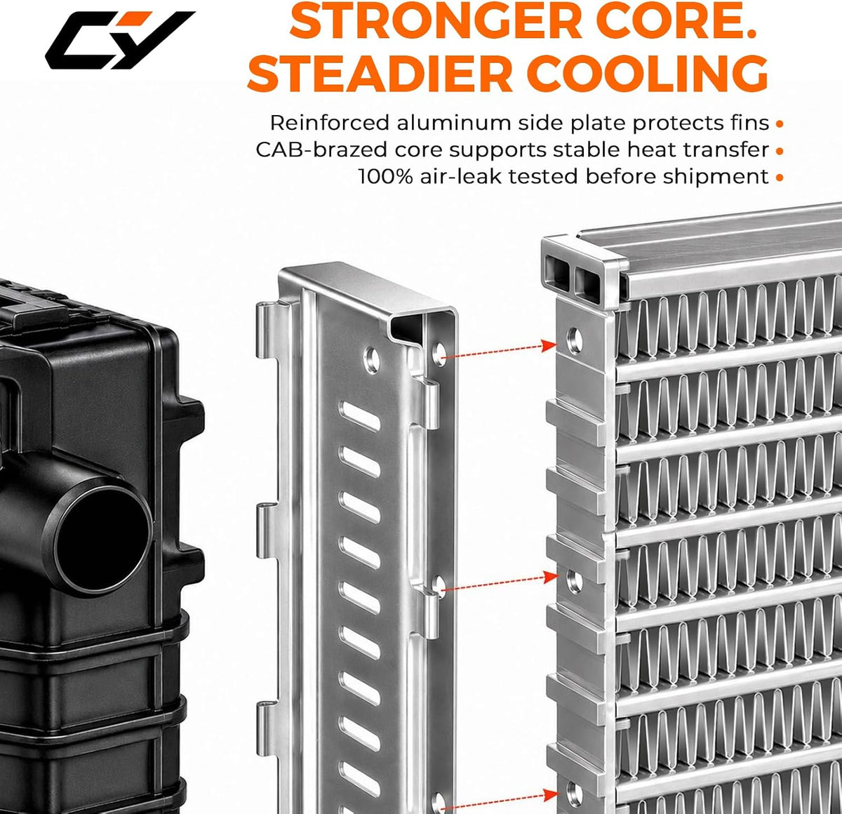 CU2423 Radiator for Chevy Silverado Suburban Tahoe GMC Sierra