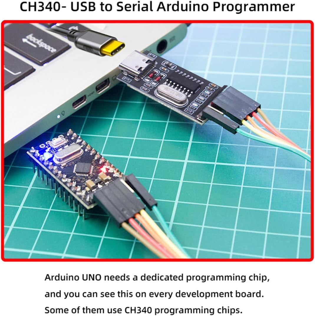 USB-C Type-C Female to TTL Converter UART STC Module Serial Programmer CH340G CH340 3.3V 5V Adapter Replace PL-2303