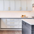6 Pack Champagne Bronze Cabinet Pulls 12.6 Inch(320MM) Hole Centers Kitchen Cabinet Handles Hardware Kitchen Handles