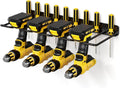 Power Tool Organizer, 4 Drill Holder Wall Mount, Heavy Duty Garage Tool Organizer and Storage, Suitable Tool Rack for
