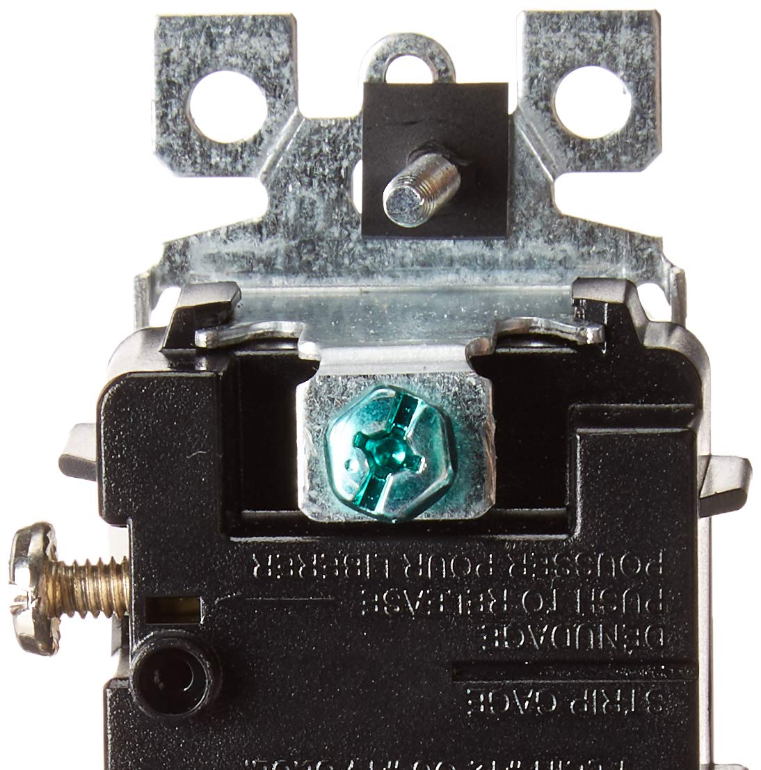 Leviton 15 Amp, 120 Volt, Decora Single-Pole, AC Combination Switch, Commercial Grade, Non-Grounded, 1755-W, White
