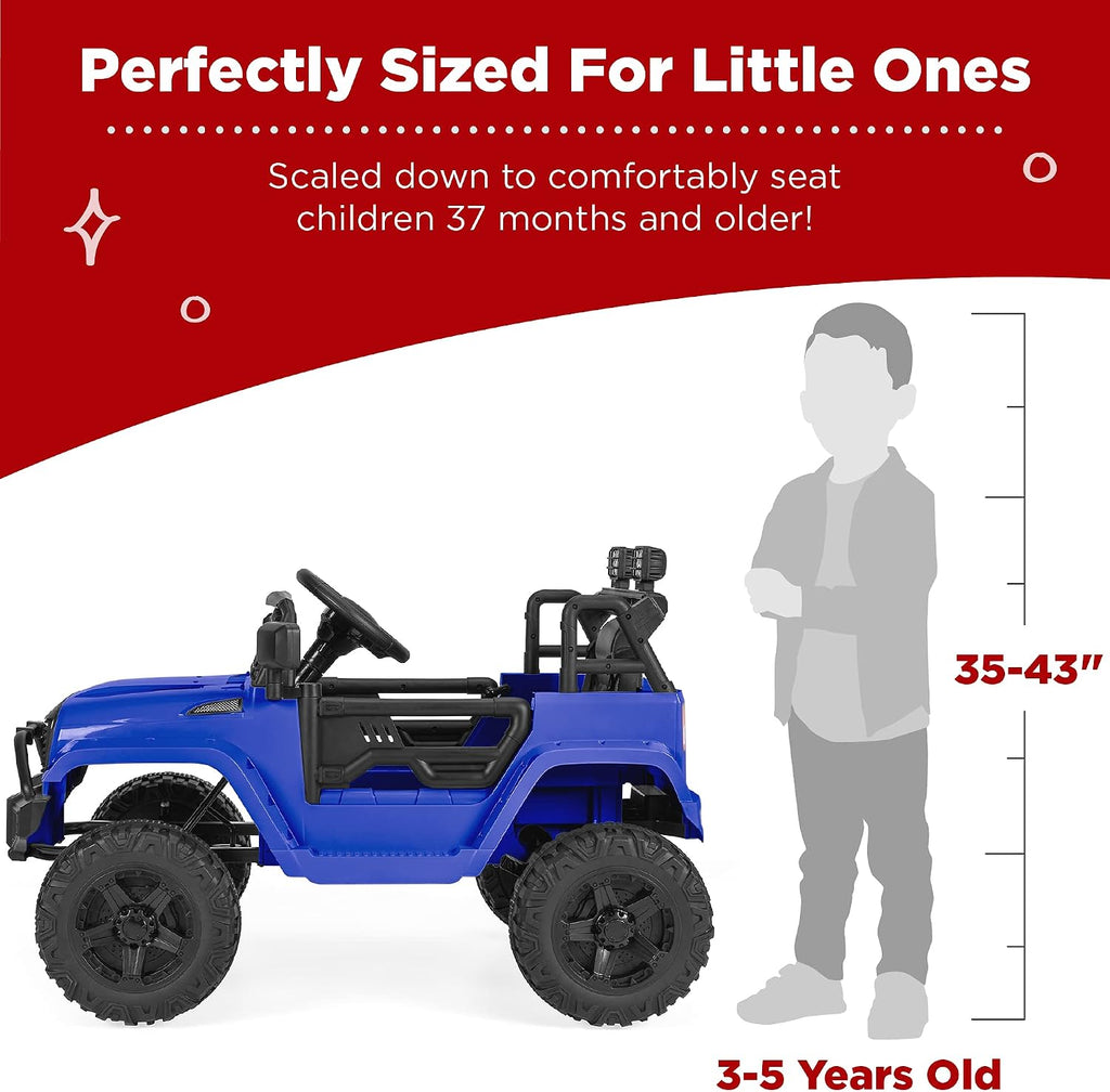 Best Choice Products 12V Kids Electric Vehicle Toy Ride On Car with Parent Remote Control for Toddlers, Seat Harness