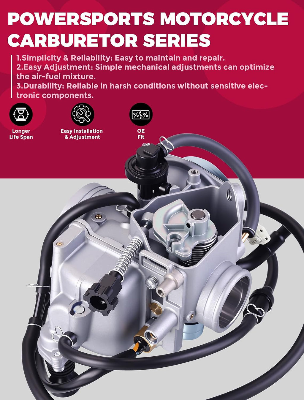 Carburetor For Honda Rancher 350 TRX350 2000-2006