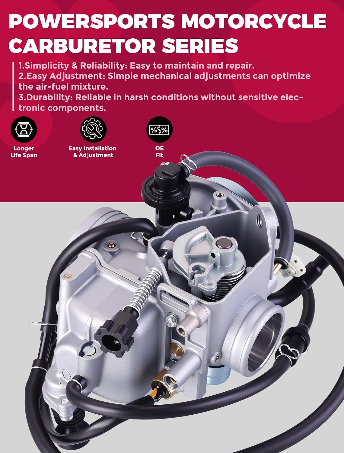 Carburetor For Honda Rancher 350 TRX350 2000-2006
