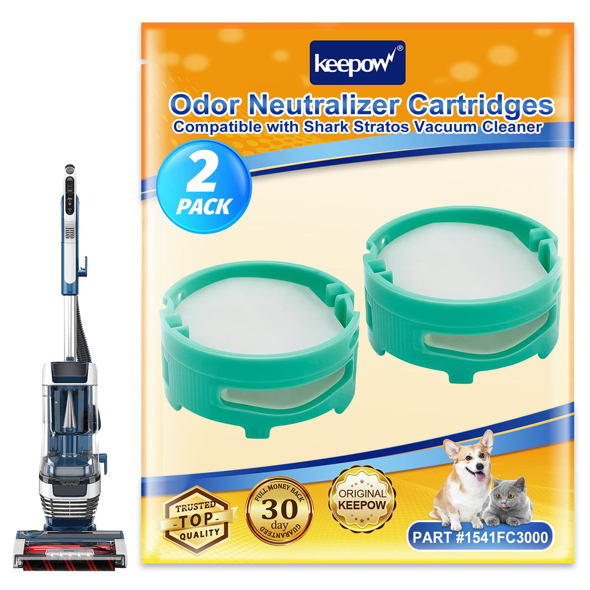 KEEPOW Stratos Odor Neutralizer Cartridge Compatible with Shark Stratos