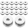 uxcell 20 Sets AXK0821 Thrust Needle Roller Bearings with Washers, ID 8mm