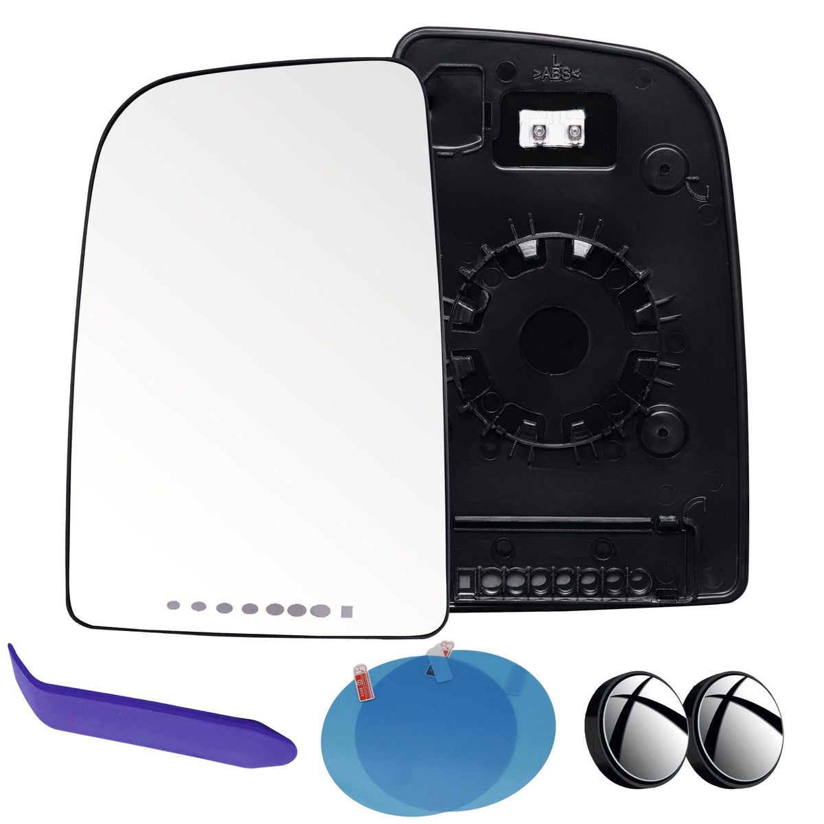 Driver Side Mirror Glass Compatible with Sprinter 1500 2500 3500